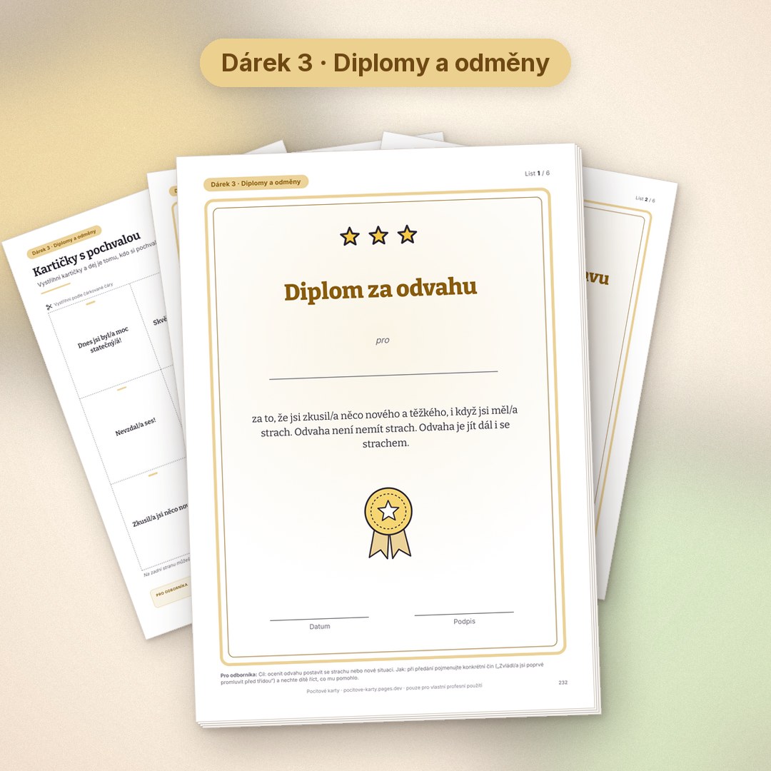 Diplomy a odměny