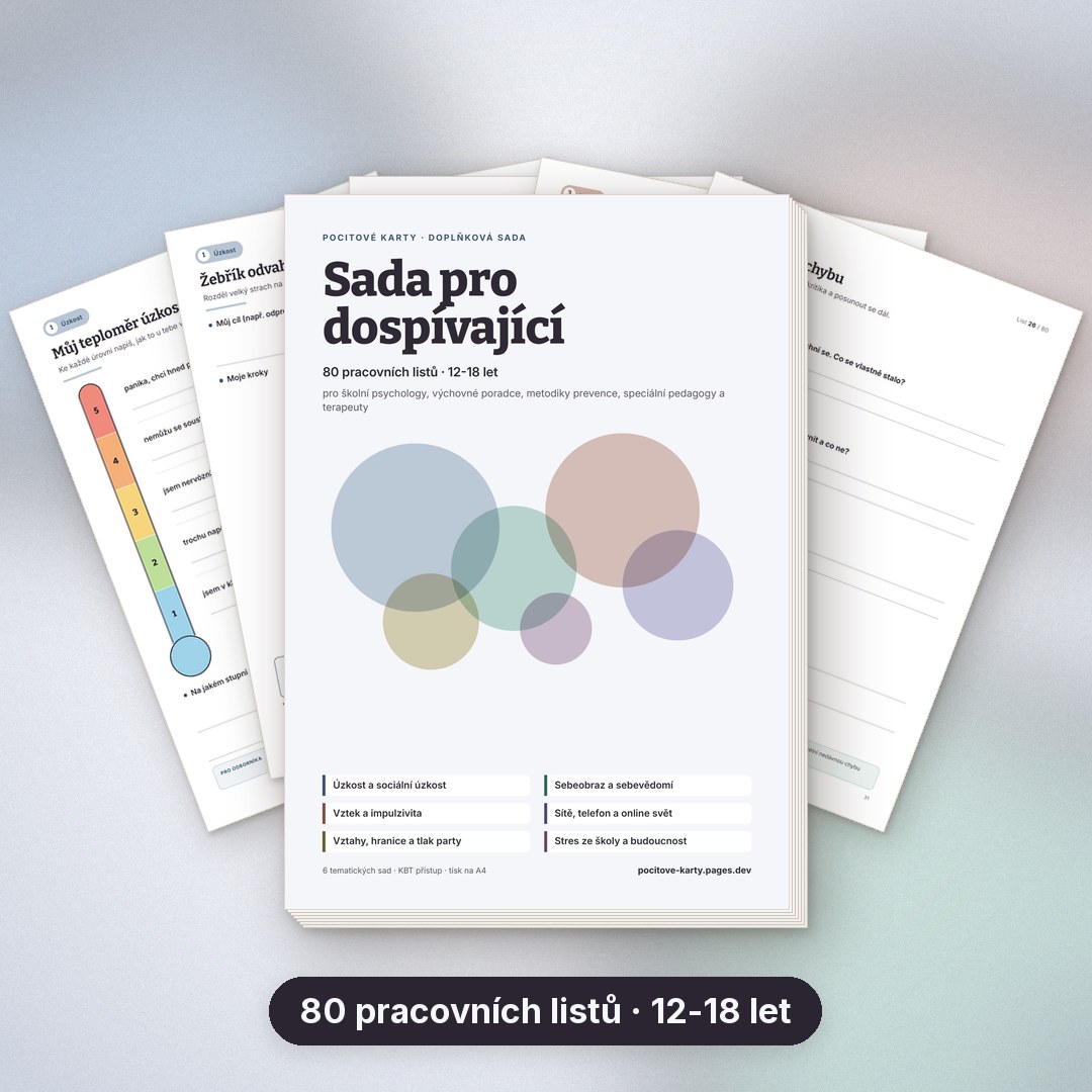 Sada pro dospívající 12–18 let · 80 listů